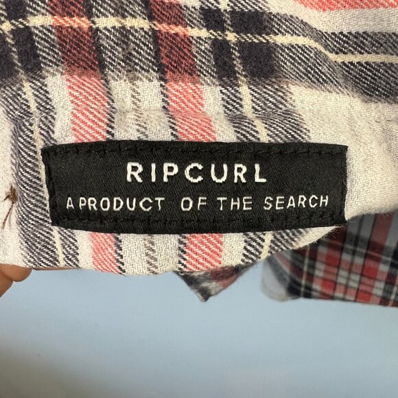 Rip Curl Big Boys Ranchero Hoodie Flannel Shirt Size S Surfing Skater Streetwear - Picture 7 of 10